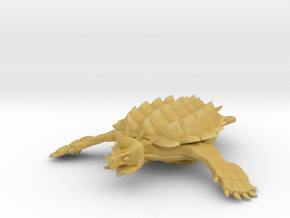 Regitorax - Fleetscale Turtle Kaiju in Tan Fine Detail Plastic