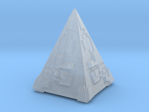 Borg Pyramid in Clear Ultra Fine Detail Plastic