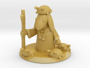 Ladybug Mage with Base (16mm) in Tan Fine Detail Plastic