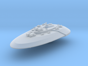 Ovali-Battleship in Clear Ultra Fine Detail Plastic