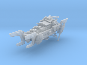 Order of the Shell Space Battleship in Clear Ultra Fine Detail Plastic