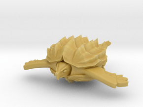 Fleetscale Turtle Space Kaiju Zappo in Tan Fine Detail Plastic