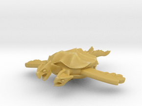 Fleetscale Turtle Space Kaiju Duo Gamas in Tan Fine Detail Plastic
