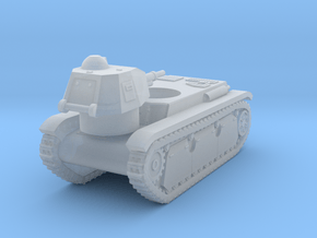 Vehicle- Renault R40 Tank (1/87th) in Clear Ultra Fine Detail Plastic