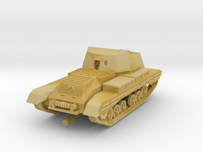 Vehicle- Valentine Archer Tank (1/87th) in Tan Fine Detail Plastic