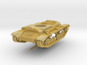 Vehicle- Valentine Tank MkIII (1/87th) in Tan Fine Detail Plastic