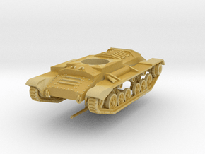 Vehicle- Valentine Tank MkIII (1/72) in Tan Fine Detail Plastic