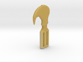 Wearable Cat Claw (Small, Single Claw) in Tan Fine Detail Plastic