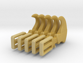 Wearable Cat Claws - Set of 5 in Tan Fine Detail Plastic