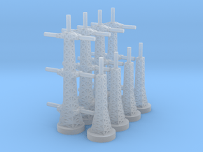 Radar Towers 2x4 Large in Clear Ultra Fine Detail Plastic