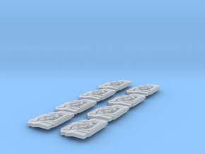 1/4222 Turrets and Bays in Clear Ultra Fine Detail Plastic