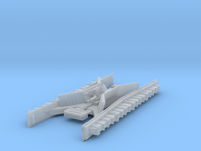 1/2256 Star Destroyer Conning Tower in Clear Ultra Fine Detail Plastic