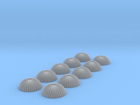 1/400 scale army parachute para Fallschirm 10 of in Clear Ultra Fine Detail Plastic