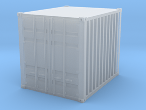1:160 10 ft container Baucontainer in Clear Ultra Fine Detail Plastic