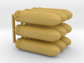 1/35 165mm M123 rounds MSP35-066 in Tan Fine Detail Plastic