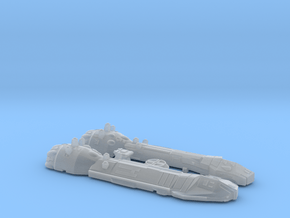1/1400 Lancer Frigate in Clear Ultra Fine Detail Plastic