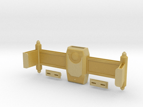 Dorsal Weapons Rollbar With Torpedo Launcher Faces in Tan Fine Detail Plastic