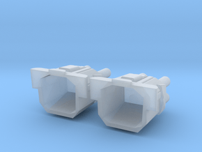 2256 Devastator quads in Clear Ultra Fine Detail Plastic