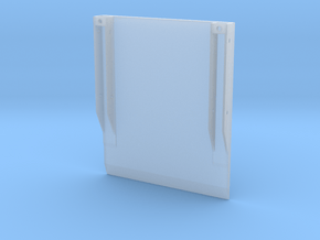 Trench Box Side Plate-1 in Clear Ultra Fine Detail Plastic