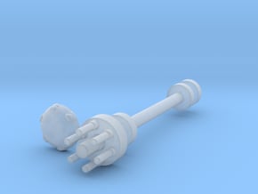 14 Ft Saw Axle in Clear Ultra Fine Detail Plastic