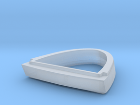 Ingram Neck - SOLID in Clear Ultra Fine Detail Plastic
