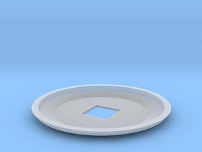 1-537 Enterprise Saucer Top in Clear Ultra Fine Detail Plastic