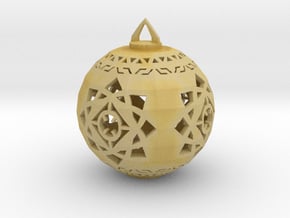 Scifi Ornament 1 in Tan Fine Detail Plastic