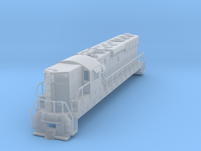 EMD SD24  HO Scale Locomotive in Clear Ultra Fine Detail Plastic