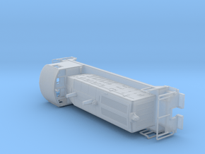 EMD SW7 Locomotive  H0 High Detailed in Clear Ultra Fine Detail Plastic