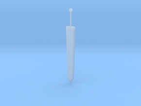 Heavy Sword in Clear Ultra Fine Detail Plastic