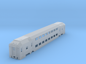 NJ Transit MultiLevel Coach N Scale in Clear Ultra Fine Detail Plastic