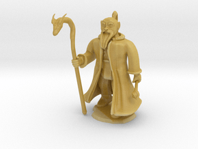 Dwarven Wizard in Tan Fine Detail Plastic