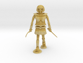 Undead Warrior in Tan Fine Detail Plastic