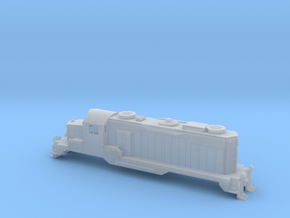  EMD GP20 Locomotive in 00 in Clear Ultra Fine Detail Plastic
