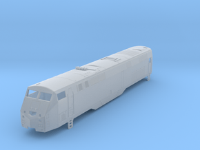 P32 AC-DM MetroNorth H0  in Clear Ultra Fine Detail Plastic