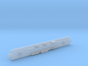 D&RGW Baggage Car  Underframe in Clear Ultra Fine Detail Plastic