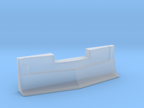 Plow for Bombardier Cars - Add-On N Scale in Clear Ultra Fine Detail Plastic