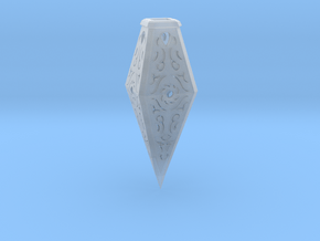 Hollow Rune Diamond  in Clear Ultra Fine Detail Plastic