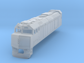 Via Rail F40 Locomotive in Clear Ultra Fine Detail Plastic