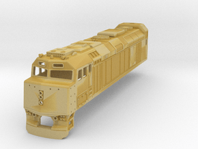 F40 Via Rail H0 in Tan Fine Detail Plastic