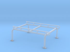 Crewhalf Rack in Clear Ultra Fine Detail Plastic