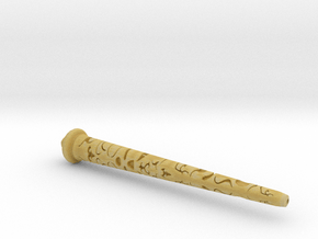 Hollow Wand  in Tan Fine Detail Plastic