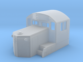 GP20 Cab & Short Hood in S Scale in Clear Ultra Fine Detail Plastic