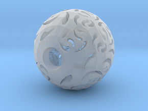 Hollow Sphere 2 in Clear Ultra Fine Detail Plastic