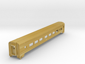 Via Rail Coach Car - TT Scale in Tan Fine Detail Plastic