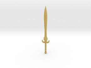 D&D Sword in Tan Fine Detail Plastic