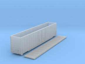 60-foot Excess Height Gunderson boxcar in Nscale in Clear Ultra Fine Detail Plastic