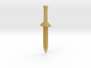 Norse Dagger in Tan Fine Detail Plastic