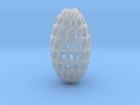 Hollow Egg  in Clear Ultra Fine Detail Plastic