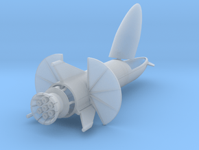 Starship "Chomper" in 1:500  in Clear Ultra Fine Detail Plastic